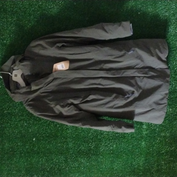Oros  Women's Forest Green Trench Coat - Picture 5 of 5
